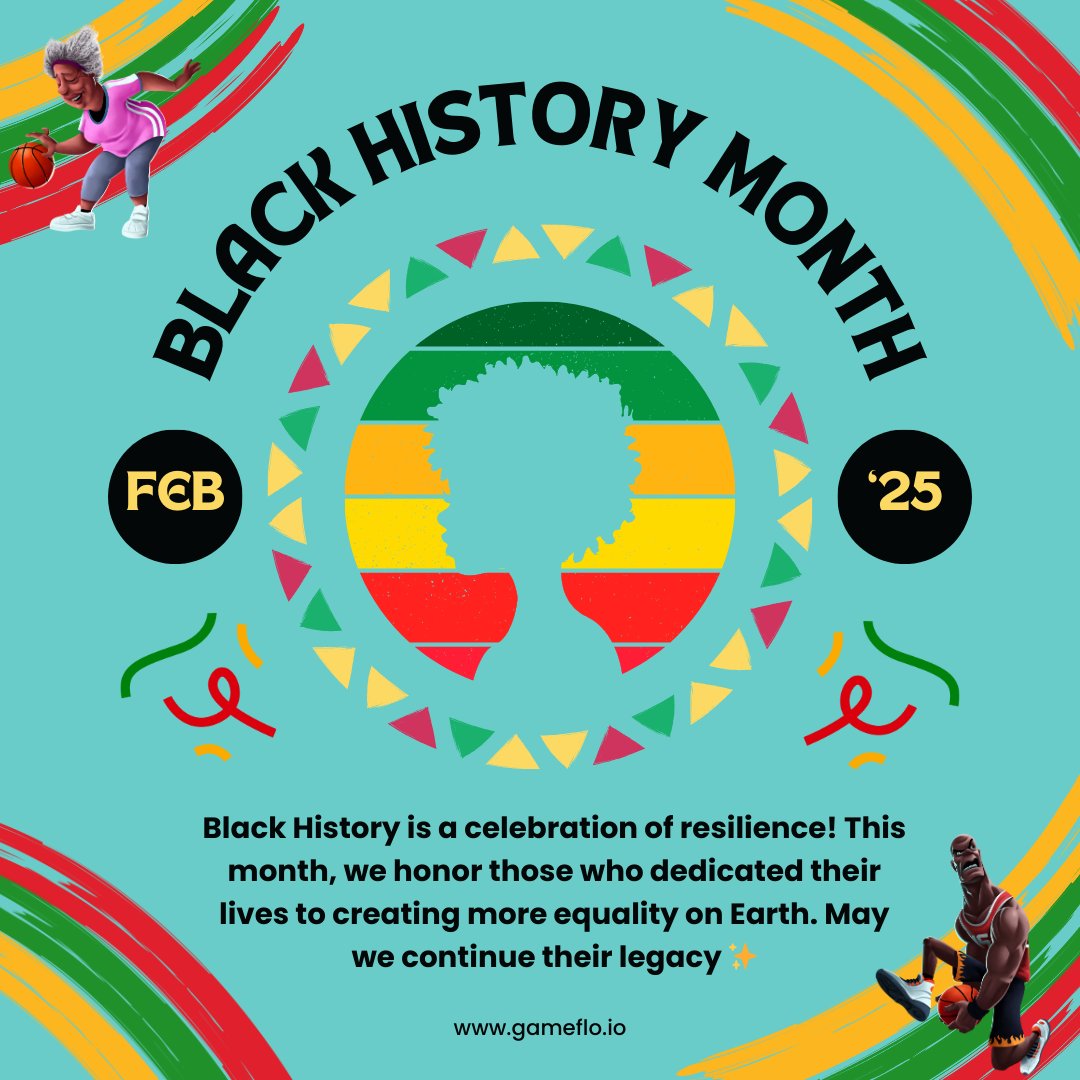The spirit of Black History Month is honoring people who have fought for equality! 🎊

We’re proud to create a game that features players from across the globe with unique identities. 🎉 Let’s celebrate this season with confidence and community!

#BHM #BlackHistory #Games #Ball