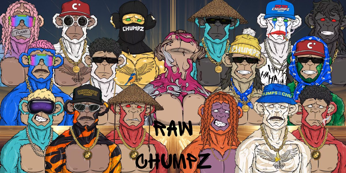 Chumpz Gang!! Get yourself one before the floor is out of reach!!   Chumpz by Saints of LA

<a href="/chumpzonape/">ChumpzOnApe</a> 
<a href="/apecoin/">ApeCoin</a> 
@magiceden 
NFTs ON APECHAIN 
apechain.com 
magiceden.io/apechain