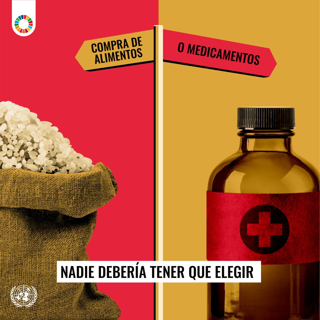 ONU_es's tweet photo. Nadie debería elegir entre comprar comida o medicinas para sobrevivir.

Sin embargo, millones viven esta realidad.

Los #ObjetivosMundiales nos conducen hacia un mundo donde todos prosperen. 

¡RT si quieres un futuro sin pobreza!

https://t.co/6zwBWasLPp https://t.co/cBOMLo27Gr