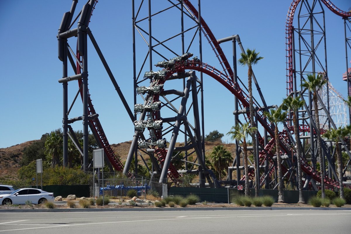 MarcusGear_CB's tweet image. X2 Appreciation! Love this Coaster! 🔥 @SFMagicMountain