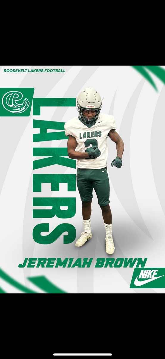Jeremiahpbrown2's tweet photo. Blessed to have received an offer from Roosevelt university @RecruitTheNook  @Minooka_Indians  @CoachPotash https://t.co/ep9vF7rDpP