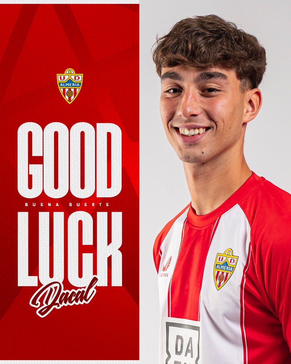 UD Almería B y Academia UD Almería (@academiauda) on Twitter photo ➡️ <a href="/DacalSergio/">Sergio Dacal</a> se marcha cedido al <a href="/UPLangreo/">UP Langreo ⚒</a> hasta final de temporada
¡Mucha suerte, Sergio! 🔴⚪️ ➡️ <a href="/DacalSergio/">Sergio Dacal</a> se marcha cedido al <a href="/UPLangreo/">UP Langreo ⚒</a> hasta final de temporada
¡Mucha suerte, Sergio! 🔴⚪️