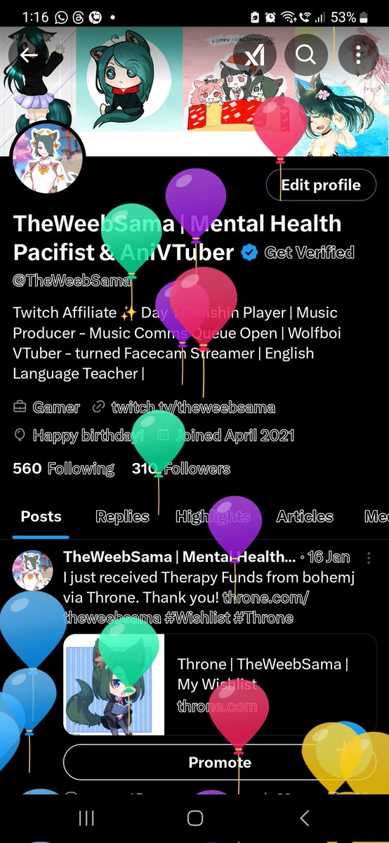 TheWeebSama | Mental Health Pacifist & AniVTuber tweet media