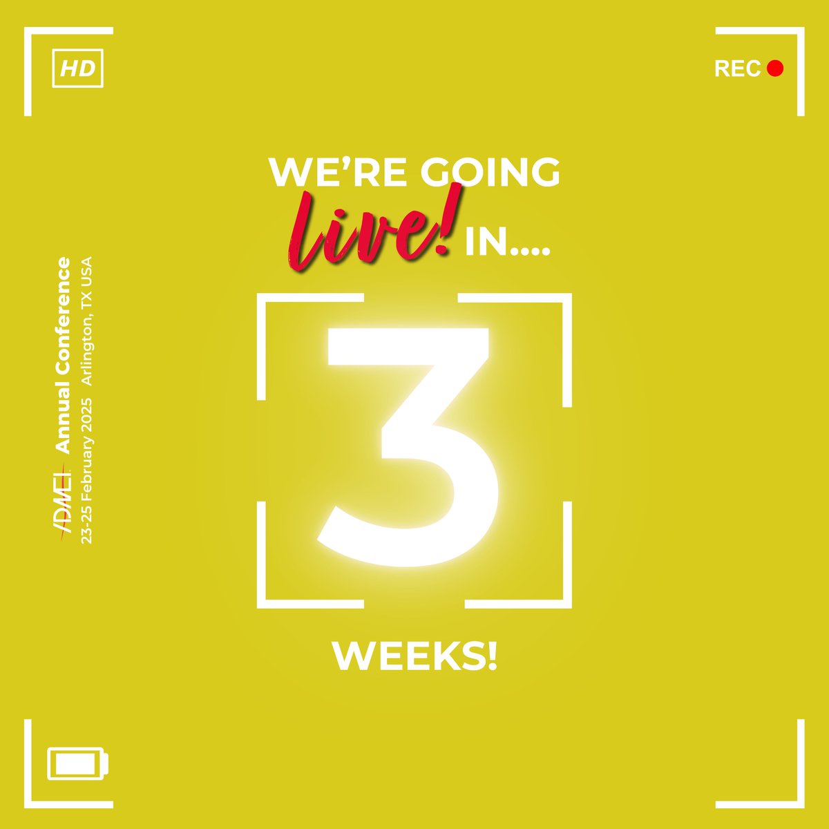 Just 3 weeks until the 2025 ADMEI Annual Conference goes LIVE! 🌟 Get ready to learn, connect, and grow with the best in the DMC industry. This isn’t just another event – it’s where our community comes together to inspire and elevate each other. Who’s counting down with us?!

🔗