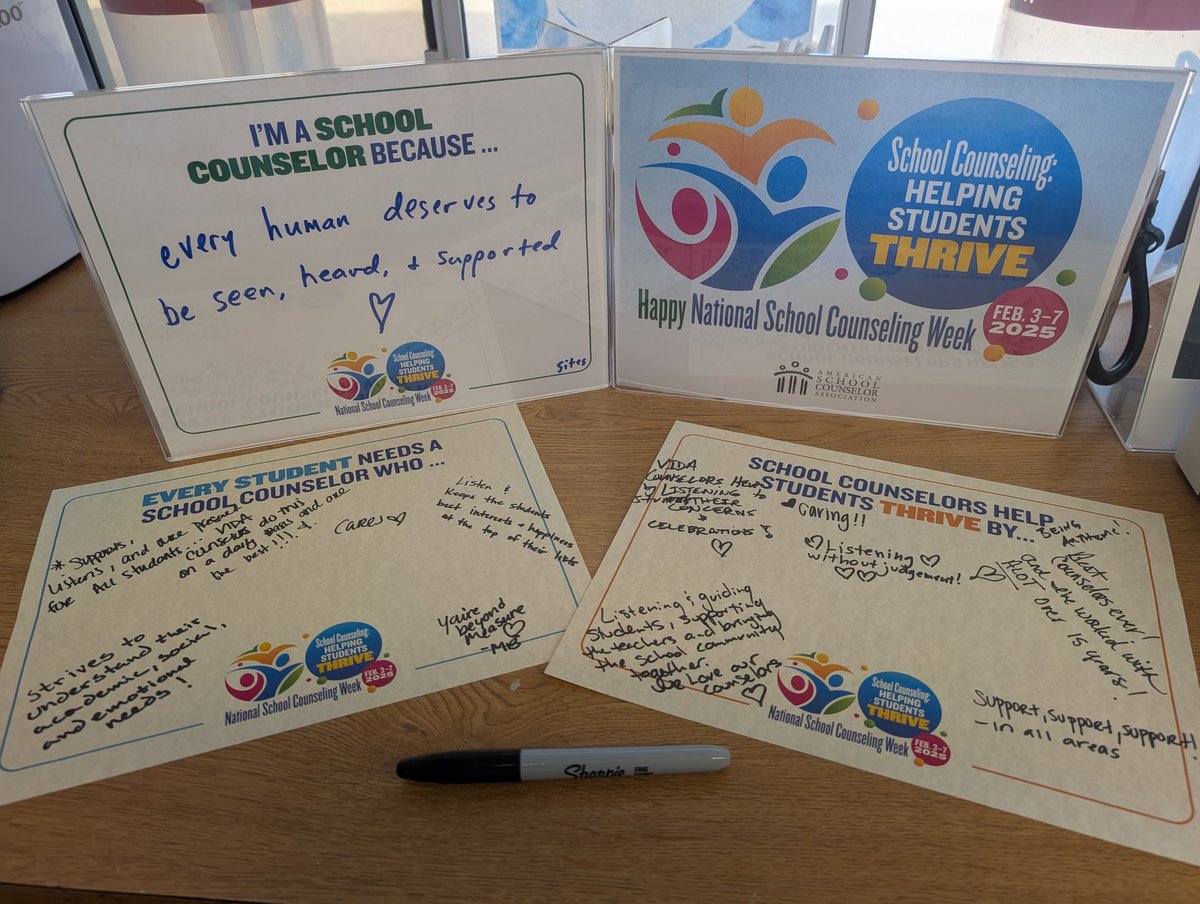 mssitesvida's tweet photo. Feb 3-7 is National School Counseling Week. This is not about celebrating us, the School Counselors, but rather bringing awareness to and promoting the School Counseling profession! I am thankful to get to do this job I love and support students every day! @VIDASHARKS #weareVIDA https://t.co/kyDkhrZClu