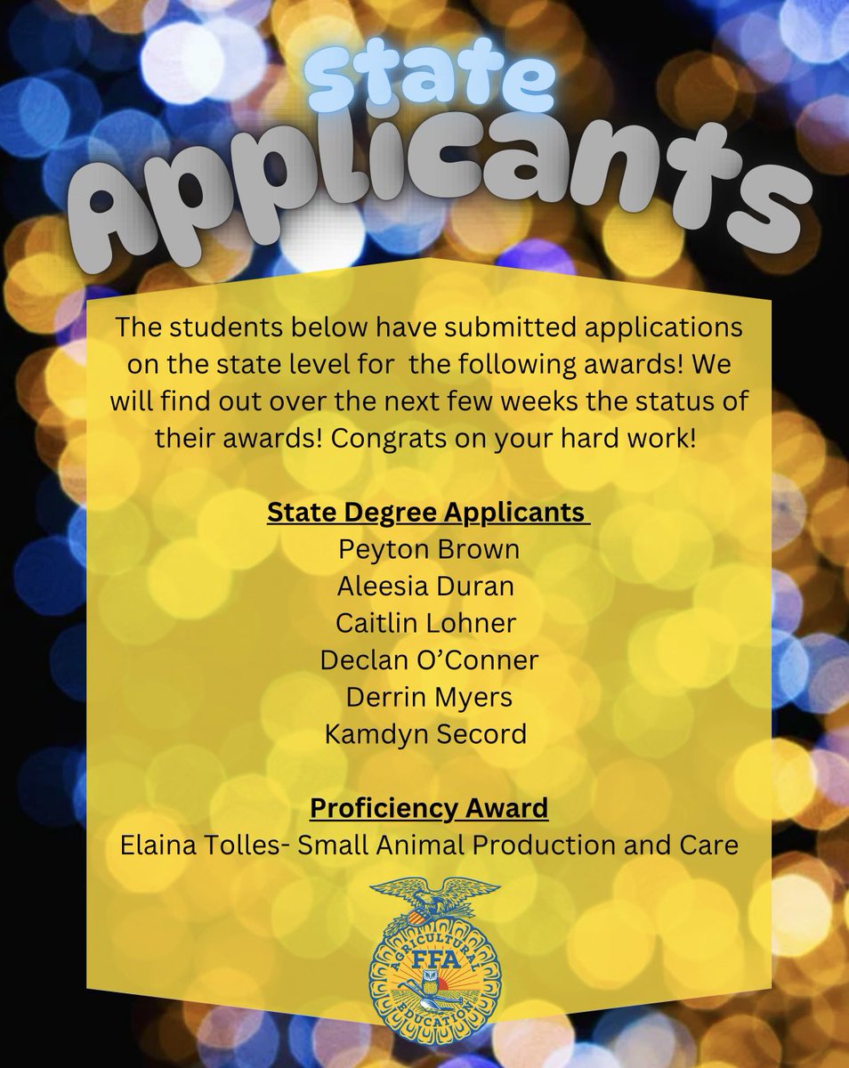 Oregon Clay Ag/FFA tweet media