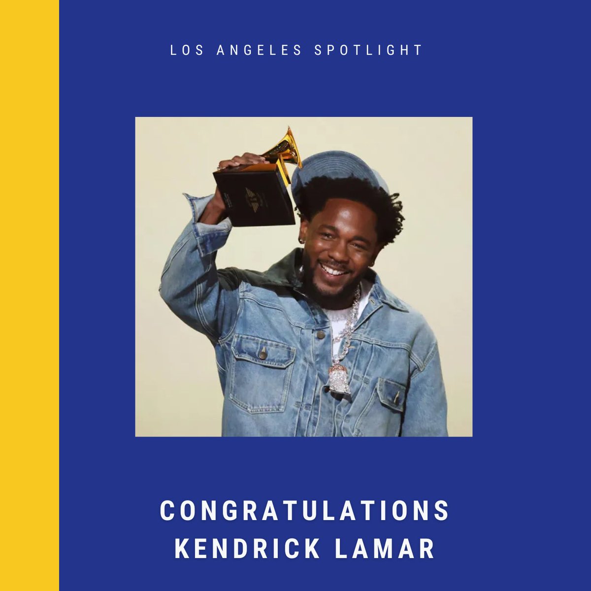 Congratulations to <a href="/kendricklamar/">Kendrick Lamar</a>, this one was truly for the culture! 🏆 #theynotlikeus