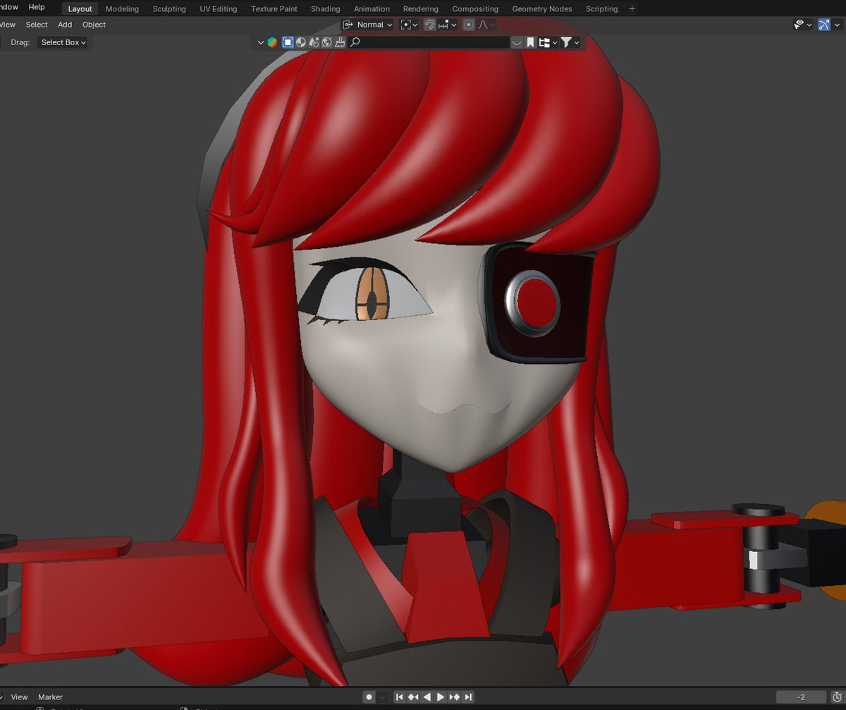 AlexStariy0303's tweet photo. My Mimi-Sentry model :3
I've been doing it for 2 hours.
#TF2 #TeamFortness2 #MimiSentry #3D #Blender https://t.co/52w3ZLfthH