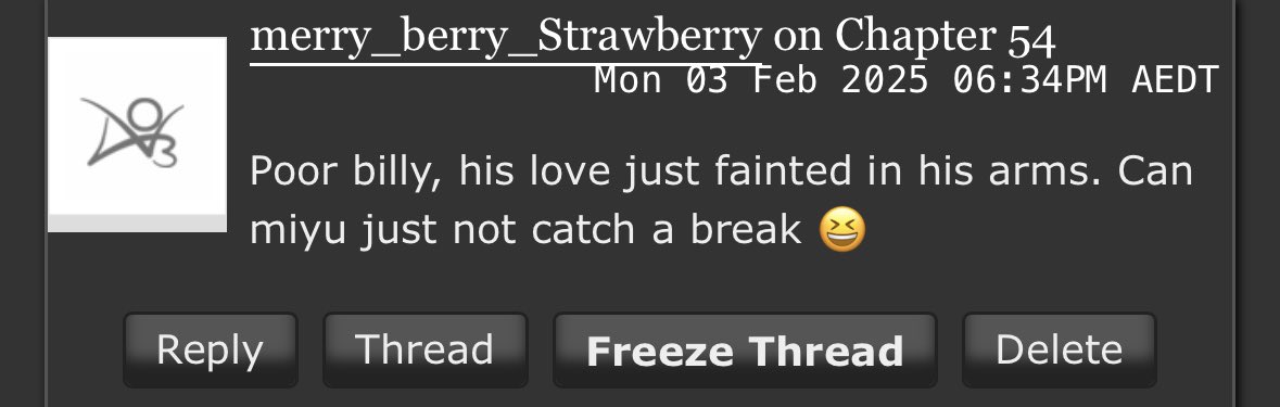 a_sassinwrites's tweet photo. tnotg ch54 spoilers!!!! 

i actually can’t breathe at these comments pt 1 https://t.co/TEOVIoaqgY