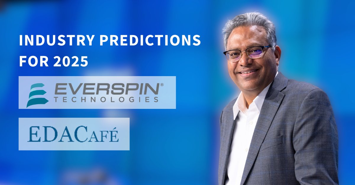 MRAM's demand will continue to grow in 2025, driven by critical needs in the LEO satellite market and edge AI computing. In his Industry Predictions for EDACafe, our CEO reviews the strides MRAM made in 2024 and previews its trajectory this year: www10.edacafe.com/blogs/whatwoul…
