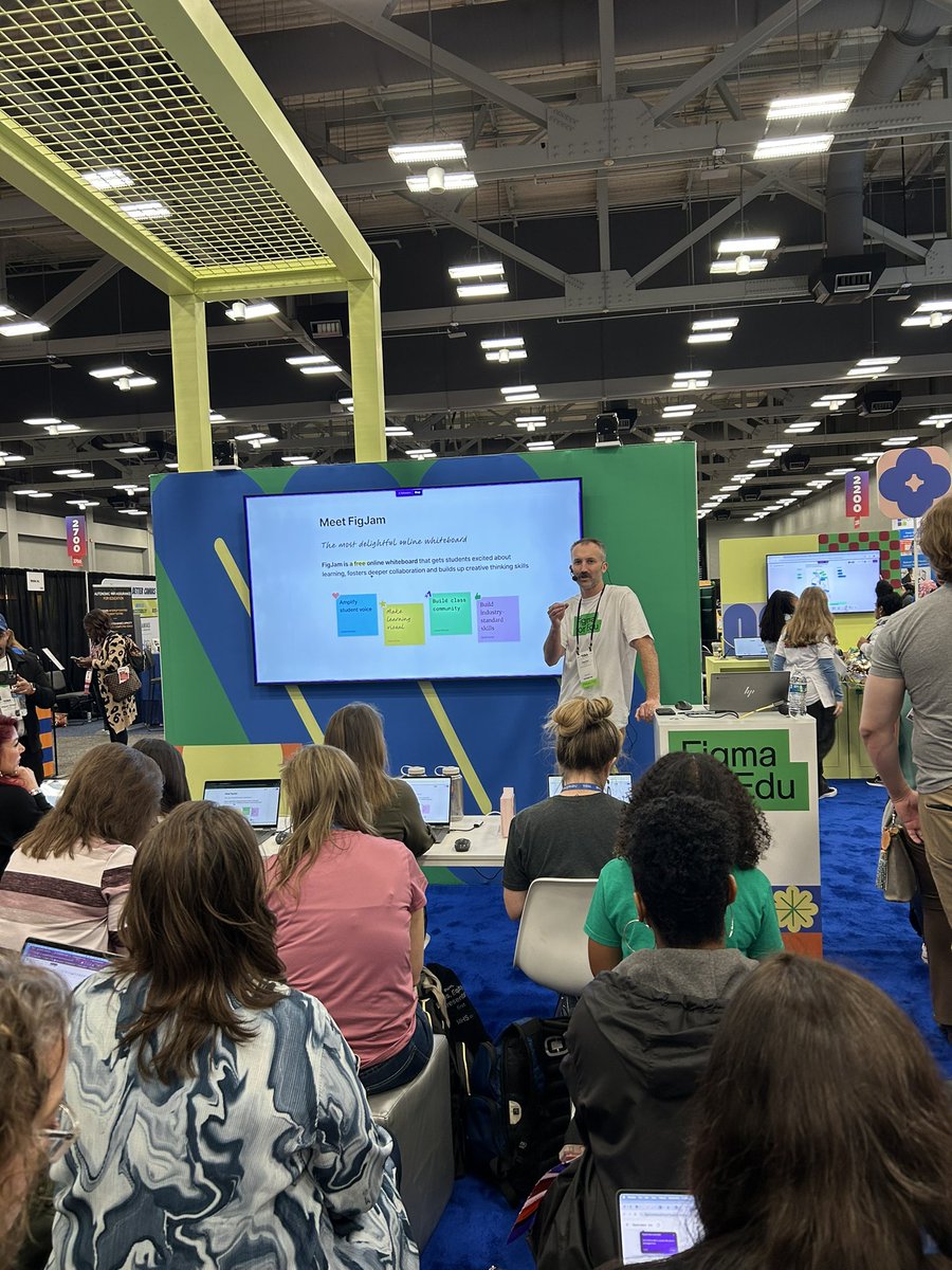 lopezlucy29's tweet photo. Exploring the endless possibilities of #FigJam with @TallMrCurran at #TCEA! Loving the hands-on demos and creative brainstorming strategies ✨ https://t.co/EnskLK7r6O