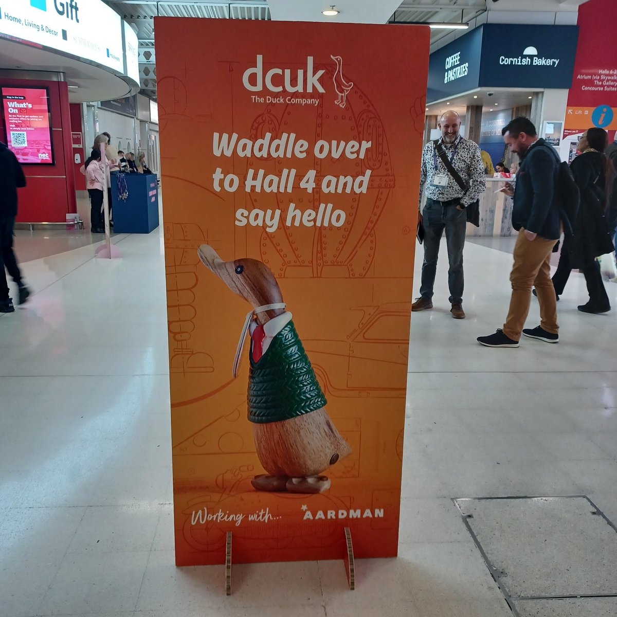 StartLicensing's tweet photo. One to look out for @SpringAutFair - @aardman x @duckcompanyuk launch #Aardman #DCUK collection at #SpringFair
A fun deal to be involved with.
@The_GA_UK #gifting #licensing https://t.co/r8xUgMr53h