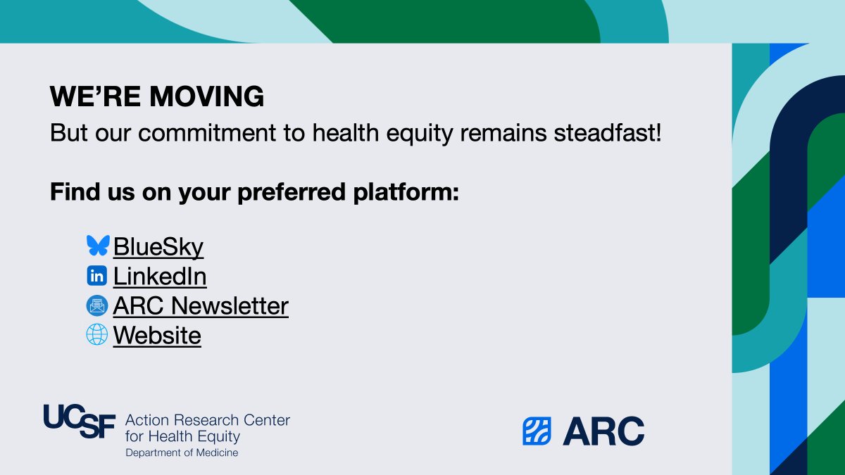 UCSF Action Research Center for Health Equity tweet media