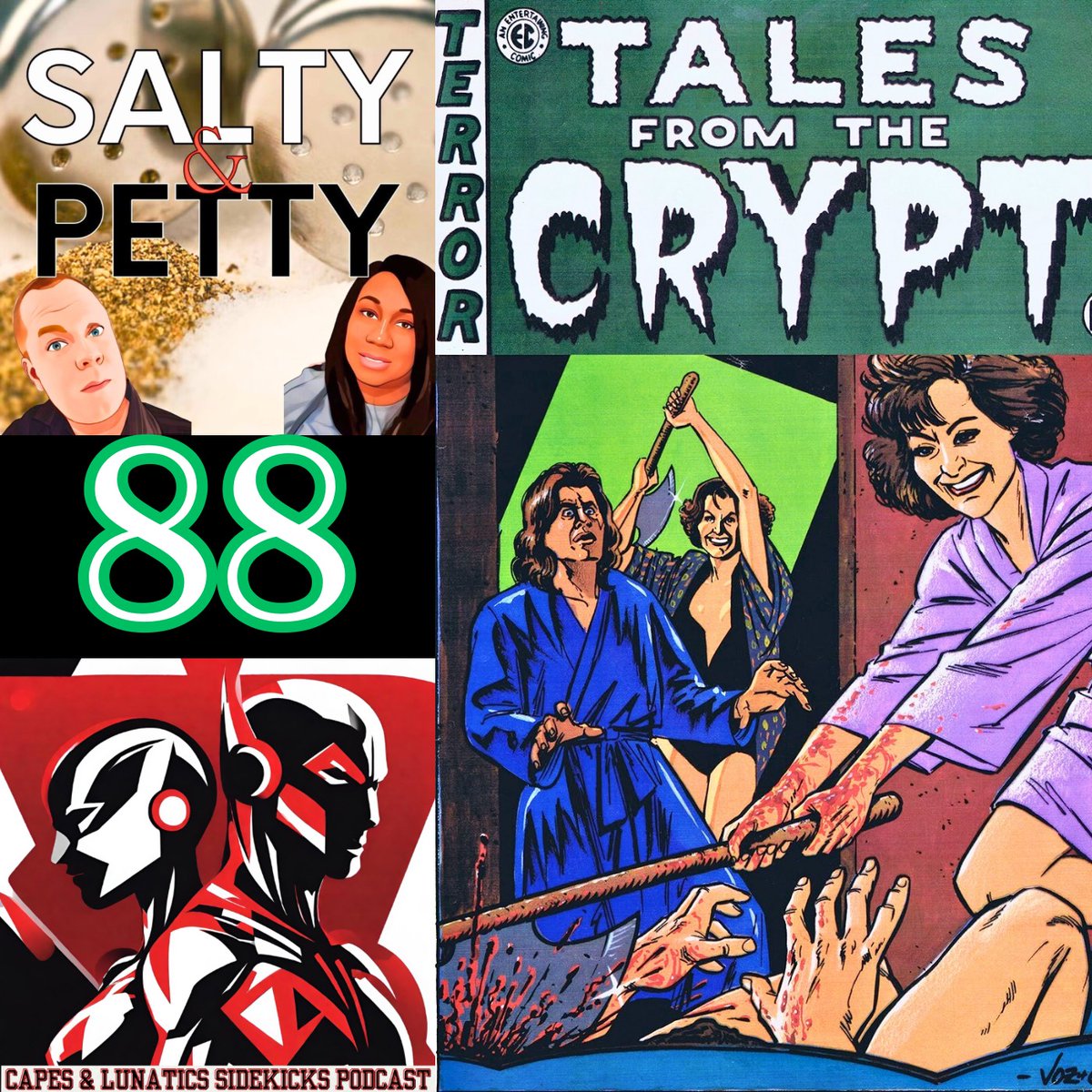 The Salty &amp; Petty Podcast Episode #88

Phil and Lilith review #TalesFromTheCrypt season 1 episode 5 “Lover Come Hack To Me”.

🍎 Apple Podcasts: tinyurl.com/mwd5mku3

🎧 Spotify: tinyurl.com/bdcvmsaa

▶️ YouTube: tinyurl.com/37mc946h