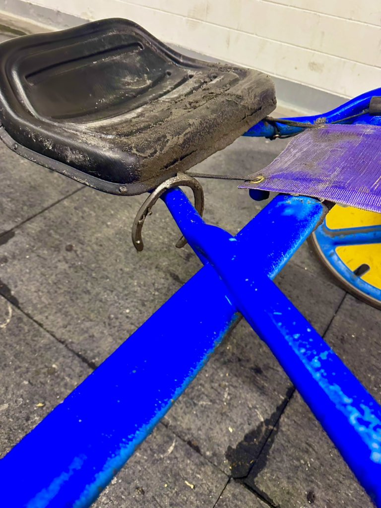 Kirby McGinnis (@kirbymcginnis) on Twitter photo winner of Race 3 Number 2 at <a href="/WoodbineSB/">Woodbine Mohawk Park</a>
lost a shoe in the race and it held in place around the bike. horseshoes champion.
<a href="/Jamesomac26/">James MacDonald</a> winner of Race 3 Number 2 at <a href="/WoodbineSB/">Woodbine Mohawk Park</a>
lost a shoe in the race and it held in place around the bike. horseshoes champion.
<a href="/Jamesomac26/">James MacDonald</a>