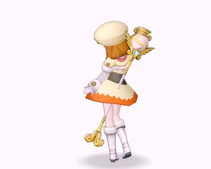 バレンタイン衣装今年もかわいい帽子つかって魔法用ドレア#DQX 