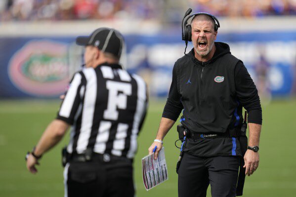 It’s ride or die with Billy Napier this year.

2022: 6-7 
Offensive PPG: 29.5 (58th overall)

2023: 5-7
Offensive PPG: 28.4 (59th overall)

2024: 8-5
Offensive PPG: 28.3 (64th overall)

Napier is 19-19 at Florida and hasn’t even broken 30 PPG in a season yet.