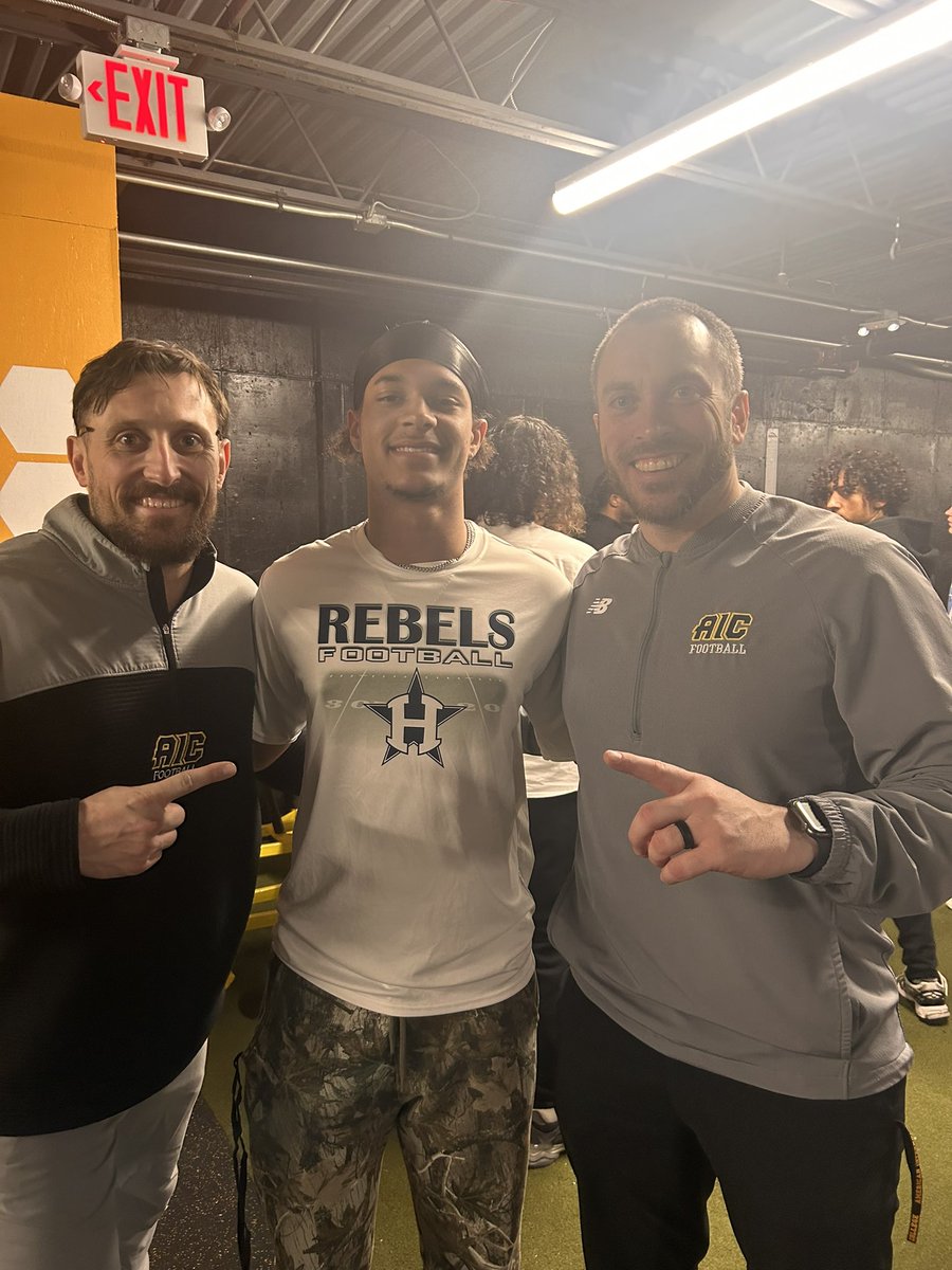 After a great visit and conversation with <a href="/CoachWollman52/">Coach Dan Wollman</a> and the rest of the staff, I am blessed to receive a d2 offer from AIC university!