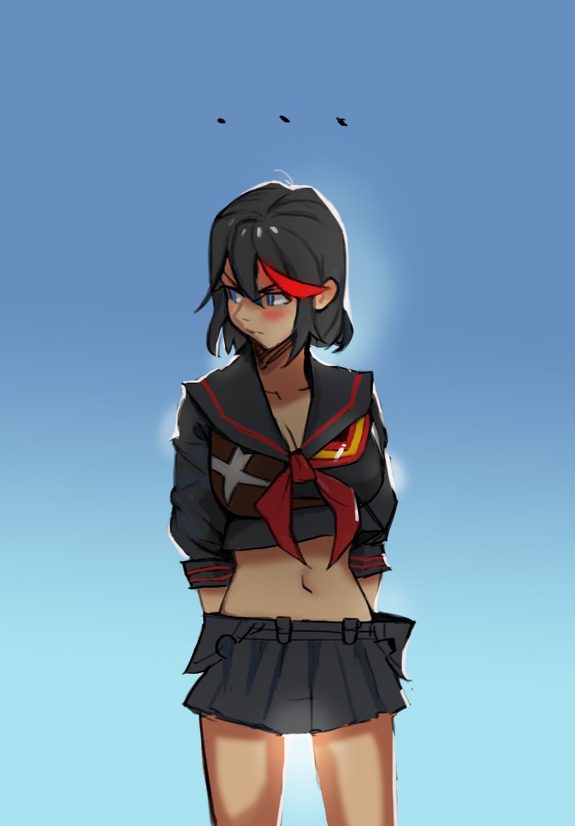 纏流子 ,鮮血 「Never stop drawing!」|HONG_DOO_のイラスト