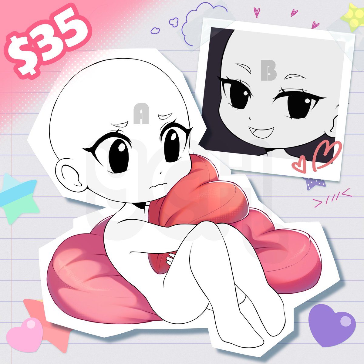 Lyskette's tweet photo. ✨Offering these YCH all of February over on vgen (or until I fill all available slots) ✨ 

 Any retweets would be greatly appreciated! 🔗Below: https://t.co/u2qHxZ2B0U