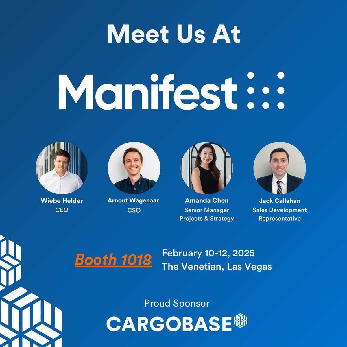 Only one week to go until <a href="/ManifestFOL/">Manife.st</a>! 🚀 Join our leadership team to experience our award-winning spot-buy software that is driving supply chain success worldwide. 🗓️  February 10th-12th, 2025 📍Booth 1018, The Venetian, Las Vegas #Manifest2025 #ManifestVegas