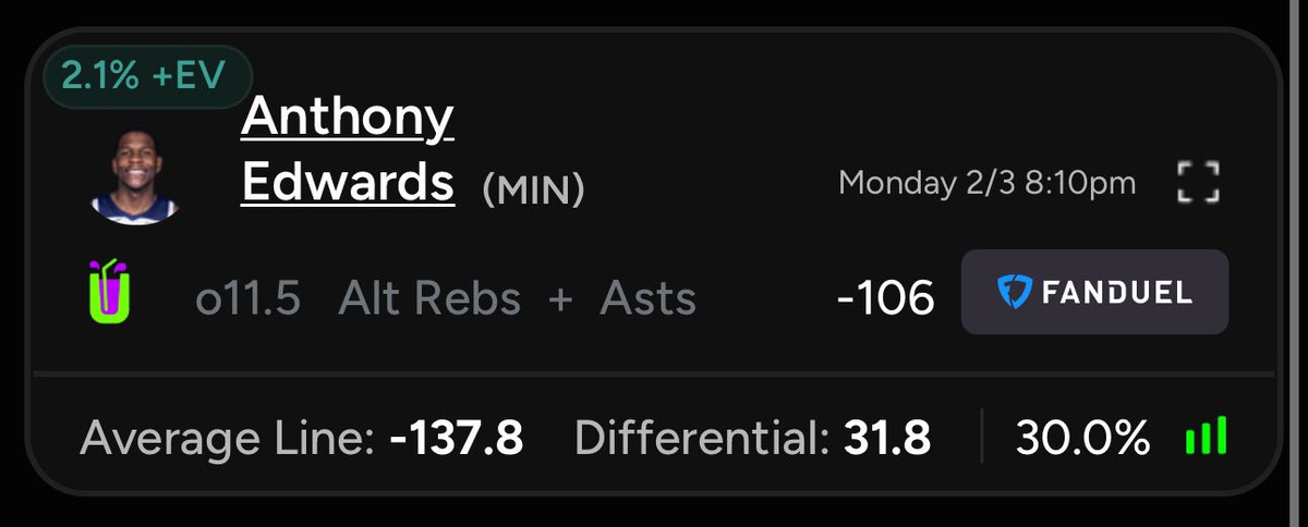 juicedbetsapp's tweet photo. A couple NBA EV bets for you https://t.co/yVQiMYYveu