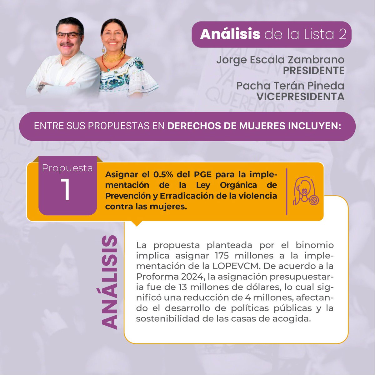 WarmiDef's tweet photo. #elecciones2025 Hoy en #VotoinformadoFuturoIgualitario continuamos con el análisis de las #Lista2 y #Lista8 ⬆️⬆️
Te invitamos a revisar la información analizada de sus propuestas en derechos de mujeres 🤓📚🗳️⬆️
Diseño: @mary_lis_d https://t.co/ocPkzEh4cd
