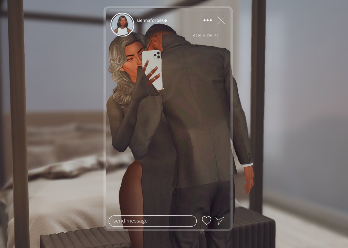 jaxplaysthesims's tweet image. date night 🖤