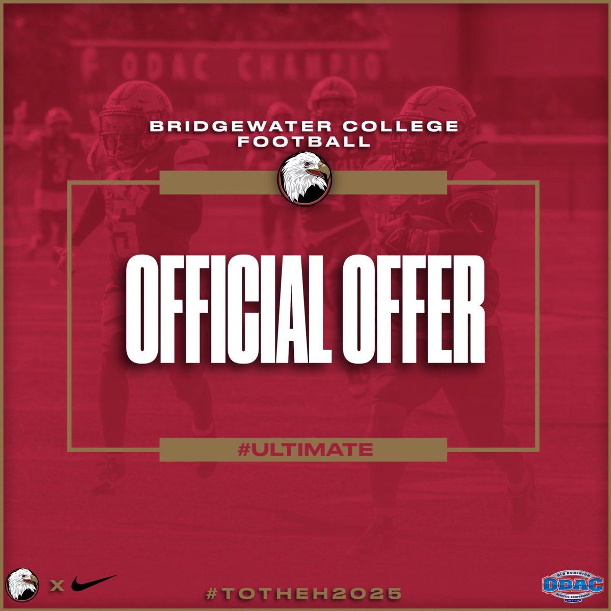 After a great conversation with <a href="/CoachLemn/">Scott Lemn</a> and a great visit. I am blessed to receive an offer from  <a href="/BH2OFootball/">Bridgewater Football</a>!!

<a href="/Coach_Rich50/">Deion Richardson</a> <a href="/CoachKBarr/">Coach Barr</a> <a href="/calebpardue/">Caleb Pardue</a>