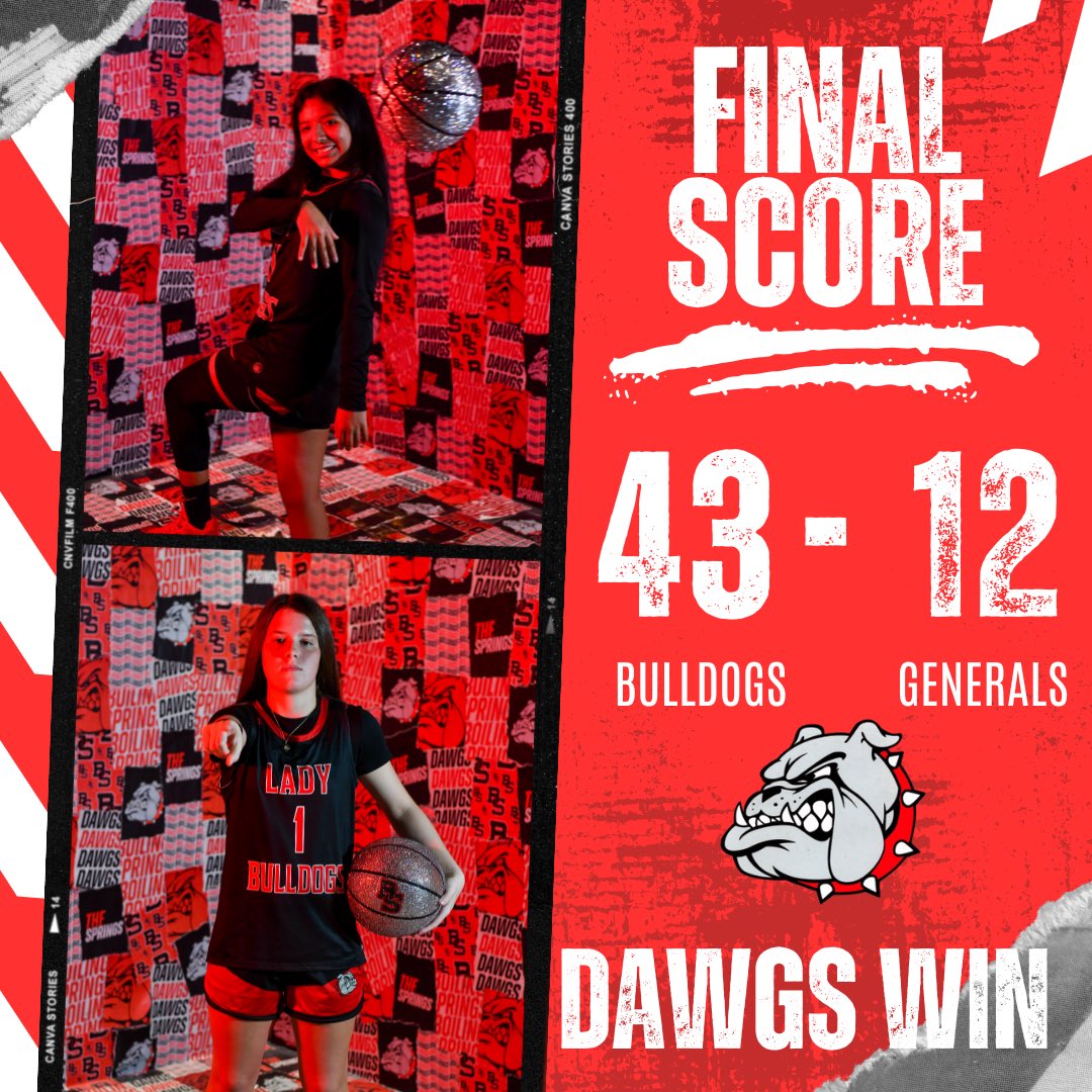 Region win for the Dawgs! 
7th grader guard Makenzie Kinard w/ 19pts 
Junior guard Brynn Tipton w/ 12pts