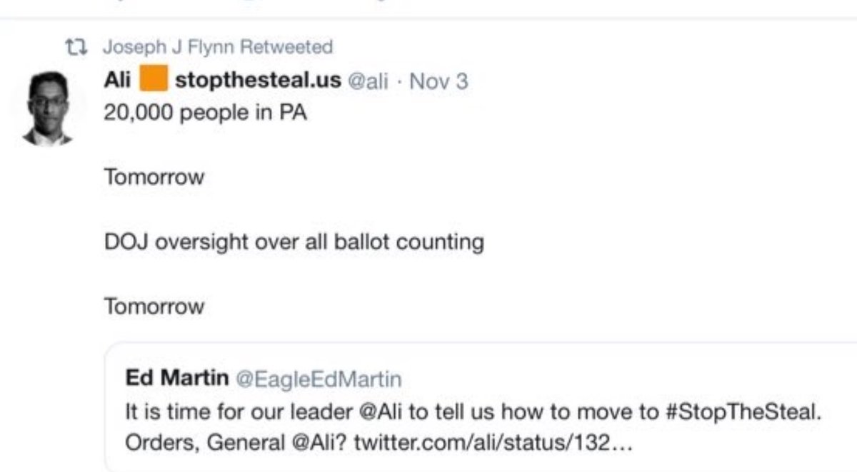 jimstewartson's tweet photo. @USAO_DC @elonmusk Is this you Ed, asking for “orders” from accused pedo sex pest Ali Alexander before the 2020 election? https://t.co/i5lVPY45nK
