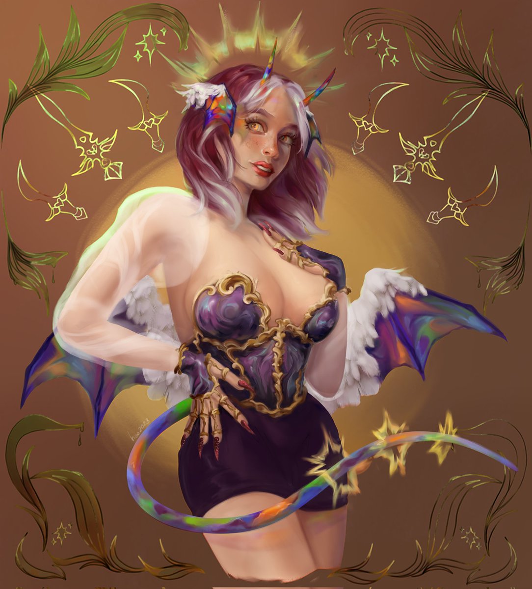 I am opened again to take some commissions this month !!

➡️   hoo26comms.carrd.co 

 #artmoots #fanart