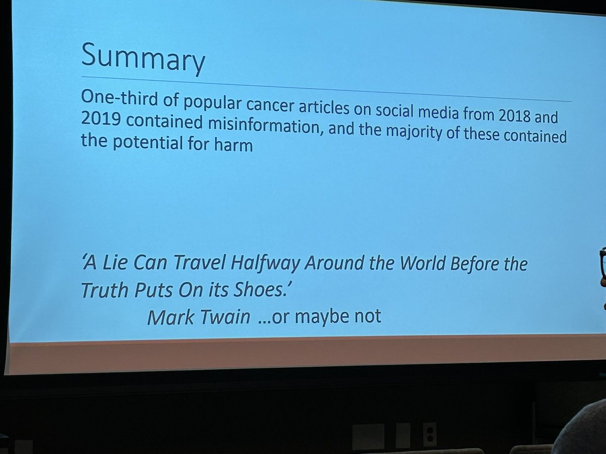 Stacy Loeb, MD (@loebstacy) on Twitter photo Concerning prevalence of misinformation in cancer-related articles shared on social media. Harmful articles had significantly more viewer engagement ā ļø -<a href="/sky__john/">Skyler Johnson, MD</a> #WorldCancerDay event <a href="/DanaFarber/">Dana-Farber</a> <a href="/HarvardChanSPH/">Harvard T.H. Chan School of Public Health</a> Concerning prevalence of misinformation in cancer-related articles shared on social media. Harmful articles had significantly more viewer engagement ā ļø -<a href="/sky__john/">Skyler Johnson, MD</a> #WorldCancerDay event <a href="/DanaFarber/">Dana-Farber</a> <a href="/HarvardChanSPH/">Harvard T.H. Chan School of Public Health</a>