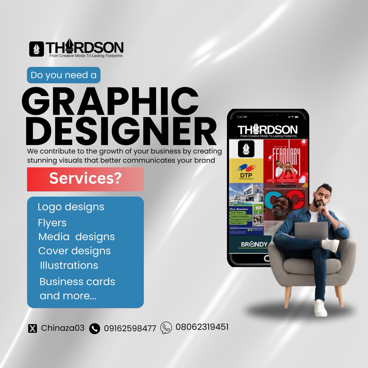 ChiNaza03's tweet photo. Hi, there👋
Have you been tirelessly searching for a Graphic designer? 

Search no more, we are here for you🫵
We create stunning visuals that help grow and communicate your brand! 

Let’s connect and make great things happen!
#thirdson #graphicdesigner #graphics https://t.co/4v4GzDWE62