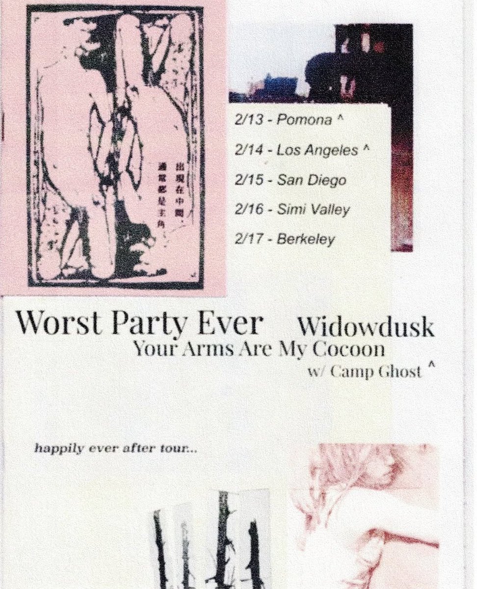 campghostemo's tweet image. Very stoked for these upcoming shows 🌻