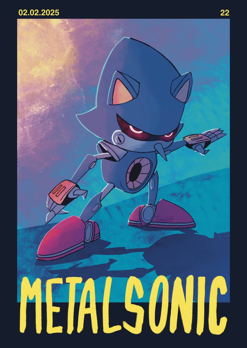 tossttf's tweet photo. METAL SONIC illustrations for the birthday of @0rtensya 🎉 #sonicfanart #MetalSonic https://t.co/dTPJ0bjqXM