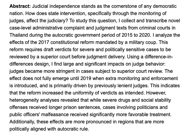 jenniferdoleac's tweet photo. The next ViCE seminar is this Thursday, February 6, at 1pm ET.

@VoradaLim will present: "Courtroom Surveillance: Evidence from a State Intervention in the Courts"                            

More info: https://t.co/ZcUGjjquAj https://t.co/sAeSzYJDgw