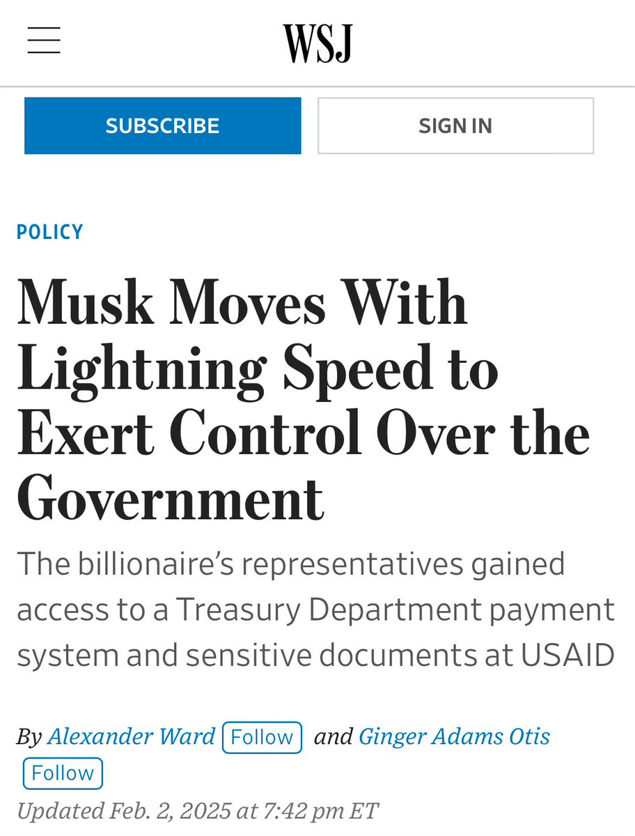 Auditors do not “exert control.”  They simply ask how and why one does what one does.  Why this language WSJ?