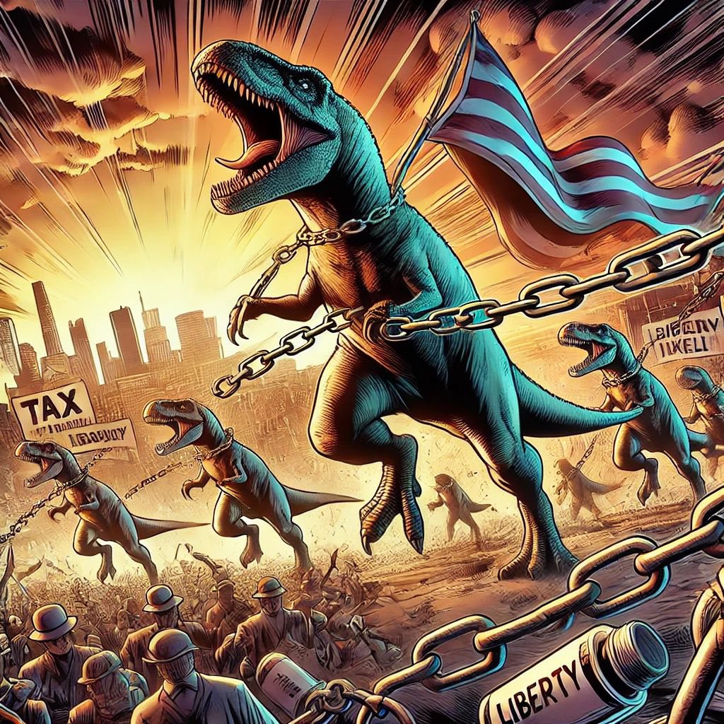 yasaryz's tweet photo. 🚨 End Tax Slavery! 🚨

Break your chains and step into freedom! 💥 Don’t get trapped in the tax machine—take control of your future. Join the #LibertyPill movement for a tax-free, sovereign life! 🦖🔥

A New World, A New Freedom!

$LPM – Fight like a dinosaur against the system! 🏴‍☠️

#LPM #TaxationIsTheft #Freedom #CryptoRevolution