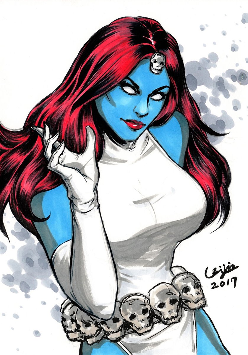 iamluke85's tweet photo. #mystique artwork by #EricChen https://t.co/sTINNEyFRK