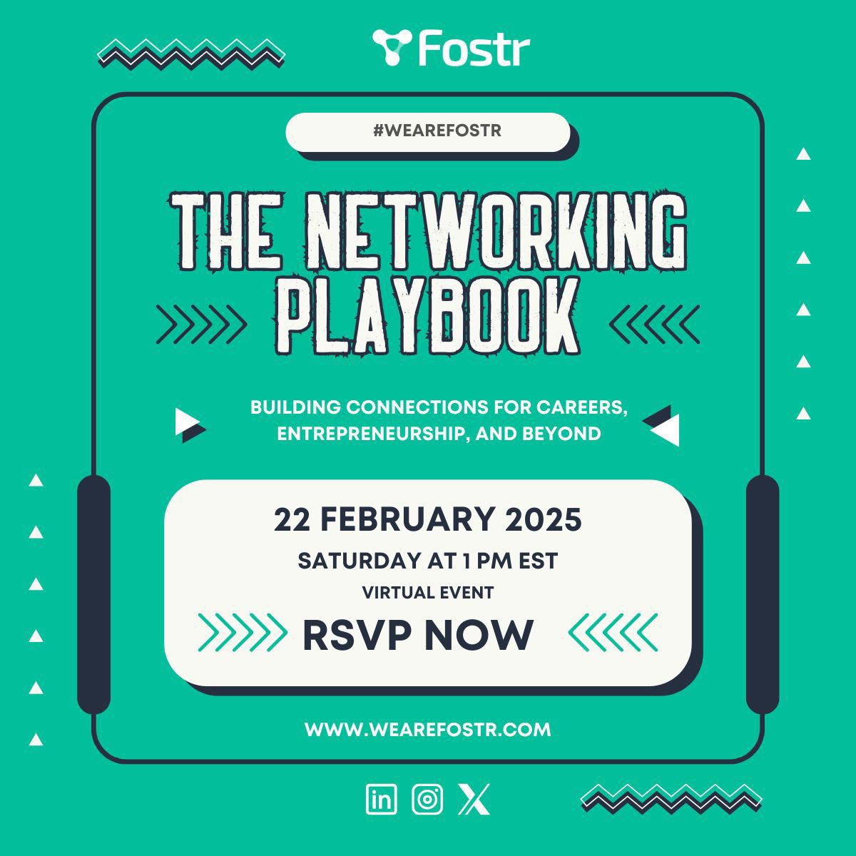 WeAreFostr's tweet photo. Ready to level up your network without the awkwardness? 🔥
Networking isn’t about collecting contacts—it’s about building real relationships. The Networking Playbook is your chance to: ✅ Connect with fellow Africans in Big Tech 🌍 https://t.co/JQffpMBGAx