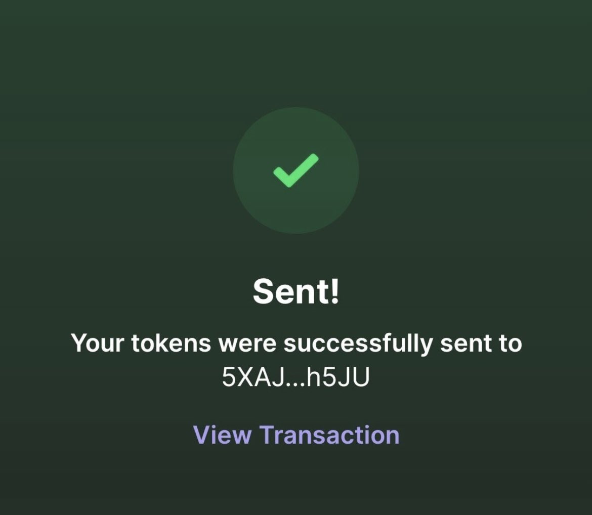 Snipe____'s tweet photo. Congrats - Sent to a random wallet.

Have noti’s on, STAY READY!!

More is coming, everybody that follows and interacts will eventually WIN.

I promise https://t.co/XGc6Gg3bQM