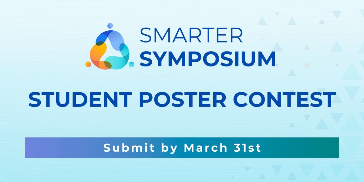 NTCMorgan's tweet image. Are you a student working on transportation research in sustainability, equity, tech, or planning? Share your work at the SMARTER Symposium at @MorganStateU on April 10!
Student poster competition with cash prizes.
Deadline: Mar 31
Details/submission: buff.ly/42pG54r