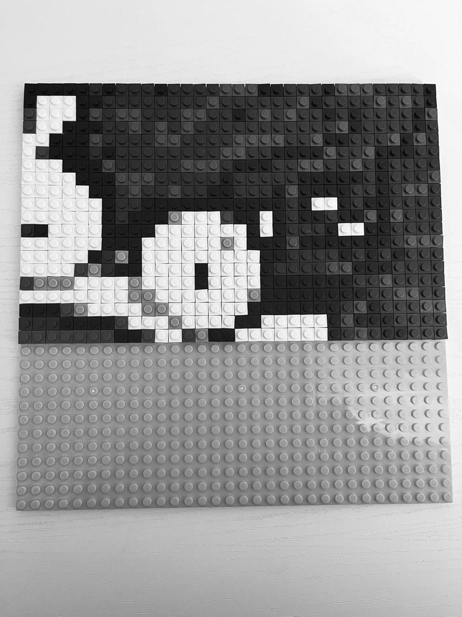 Strinatovich's tweet photo. @deepname99 @miberamaker333 Hello @deepname99 !
I want to present my art for the project @miberamaker333 🤍
I hope you'll like it. I spent several days and put a lot of effort into it😌It is made of numerous lego pieces🖤 https://t.co/NTO7X5UWrU