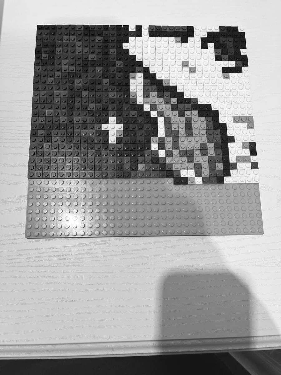 Strinatovich's tweet photo. @deepname99 @miberamaker333 Hello @deepname99 !
I want to present my art for the project @miberamaker333 🤍
I hope you'll like it. I spent several days and put a lot of effort into it😌It is made of numerous lego pieces🖤 https://t.co/NTO7X5UWrU
