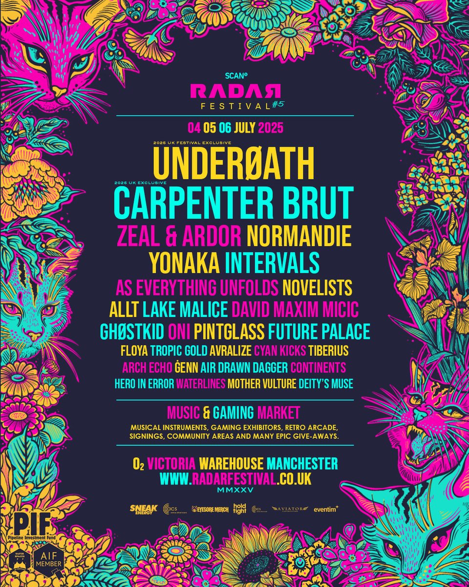 Distorted Sound (@distorted_mag) on Twitter photo .<a href="/UnderoathBand/">Underoath</a>, <a href="/weareYONAKA/">YONAKA</a>, <a href="/AEUOfficial/">As Everything Unfolds</a>, <a href="/lakemalice/">Lake Malice</a>, <a href="/arch_echo/">Arch Echo</a>, <a href="/tropicgoldmusic/">TROPIC GOLD</a>, <a href="/MotherVultureUK/">Mother Vulture</a> and more announced for <a href="/RDRfestival/">RADAR Festival</a>! distortedsoundmag.com/radar-festivalβ¦ .<a href="/UnderoathBand/">Underoath</a>, <a href="/weareYONAKA/">YONAKA</a>, <a href="/AEUOfficial/">As Everything Unfolds</a>, <a href="/lakemalice/">Lake Malice</a>, <a href="/arch_echo/">Arch Echo</a>, <a href="/tropicgoldmusic/">TROPIC GOLD</a>, <a href="/MotherVultureUK/">Mother Vulture</a> and more announced for <a href="/RDRfestival/">RADAR Festival</a>! distortedsoundmag.com/radar-festivalβ¦