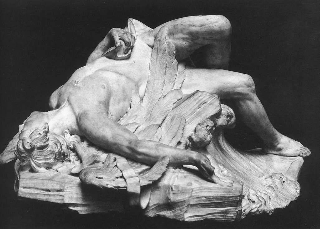 The Dead Icarus, Paul-Ambroise Slodtz (1743)
Marble, Musée du Louvre, Paris