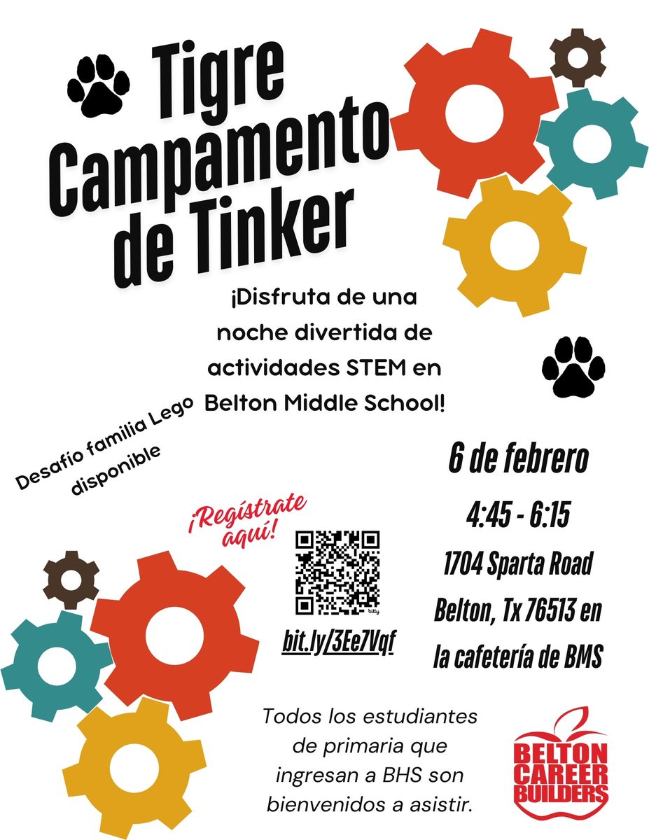 Attention future Tigers! Please join us for some hands-on fun!
