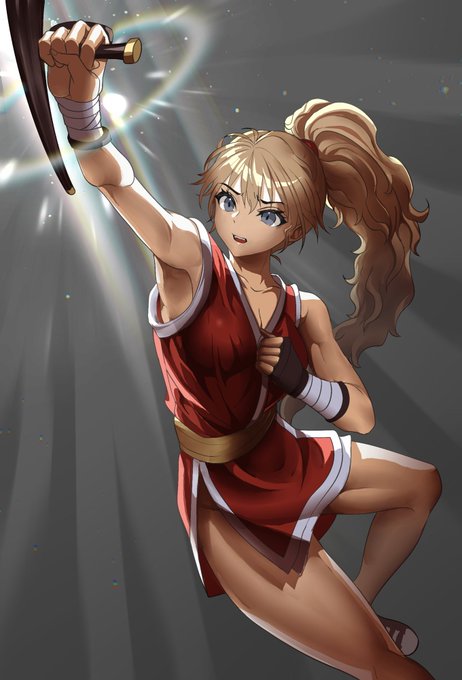 源柳斎真紀
#格ゲーキャラ描こうぜ 