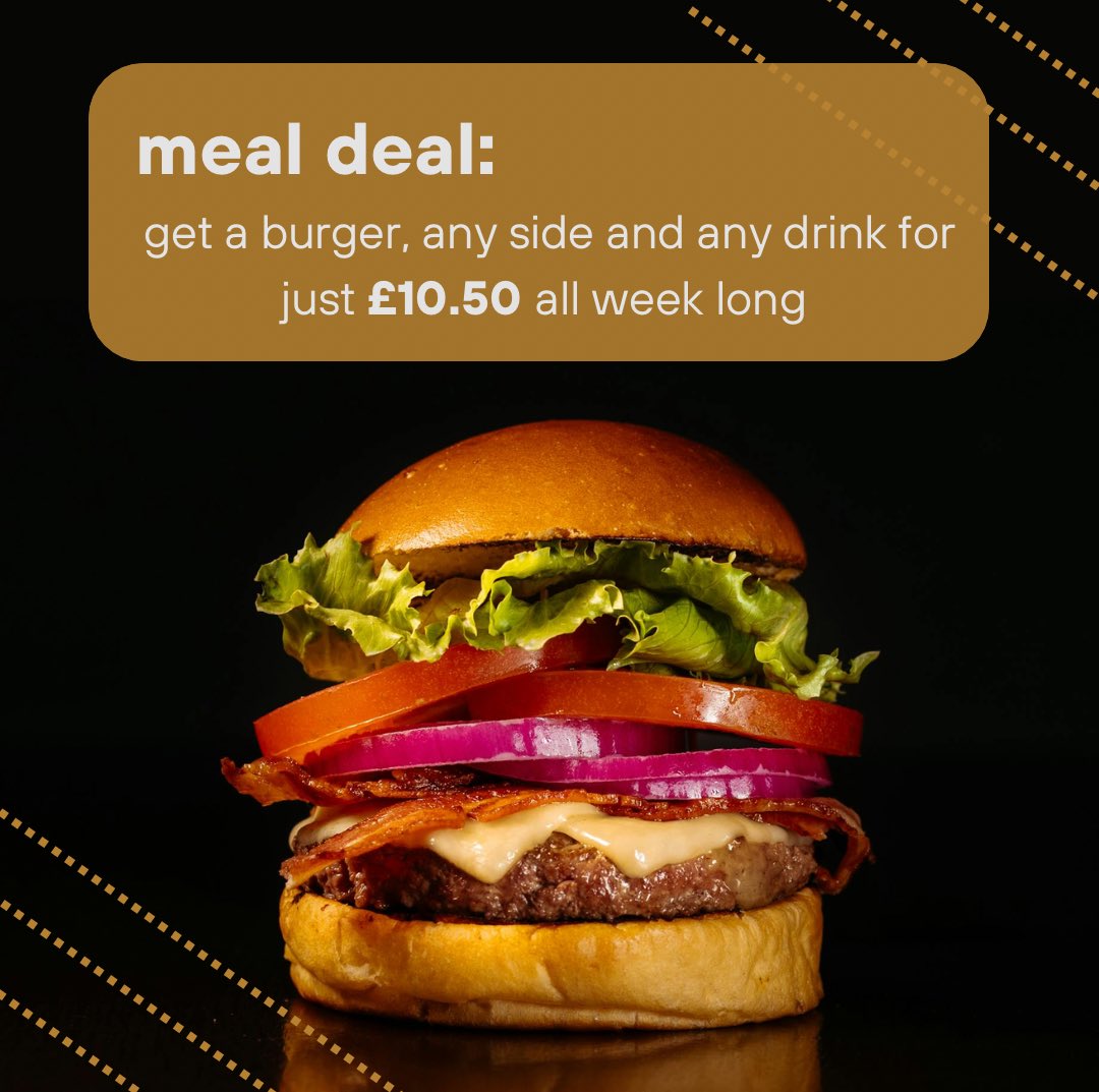 burgerboxchelt's tweet photo. All week long, our meal deals are only £10.50 including a burger, side and drink. 
Pick from our selection of juicy chicken and beef burgers, sides and shakes. 
(applies from 03/02/25 - 09/02/25) #mealdeal #discount #dealoftheday #burgers https://t.co/SYb4uaGp2t
